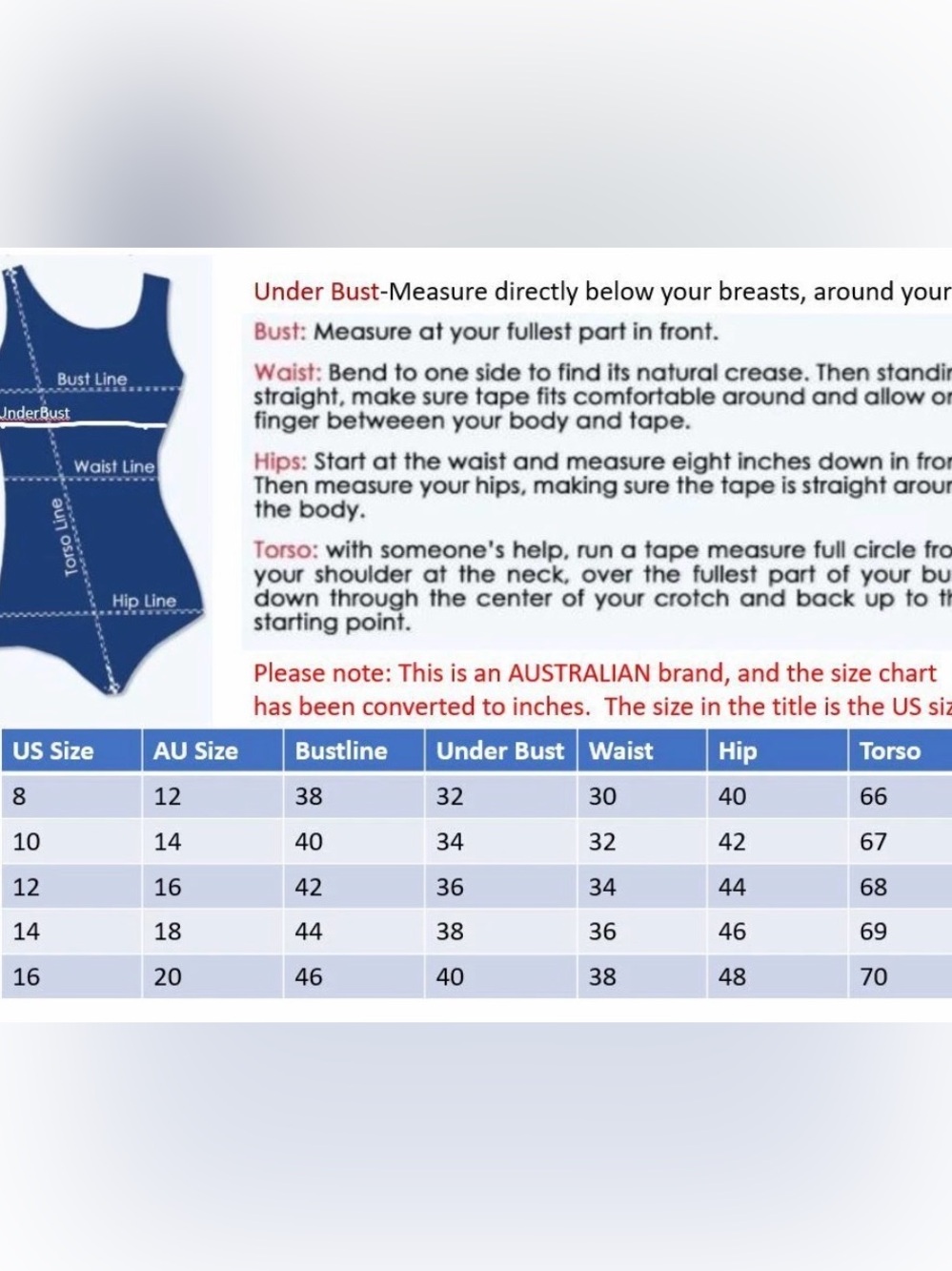 Nip Tuck Swim Navy White Stripe One Piece Swimsuit NWT Multiple Sizes - Picture 10 of 10